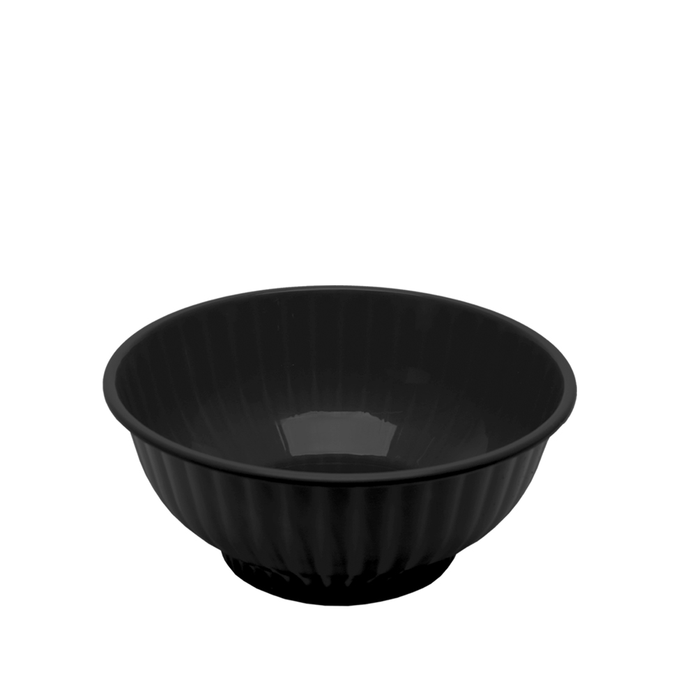 TIGELA CANELADA 1L - PRETO